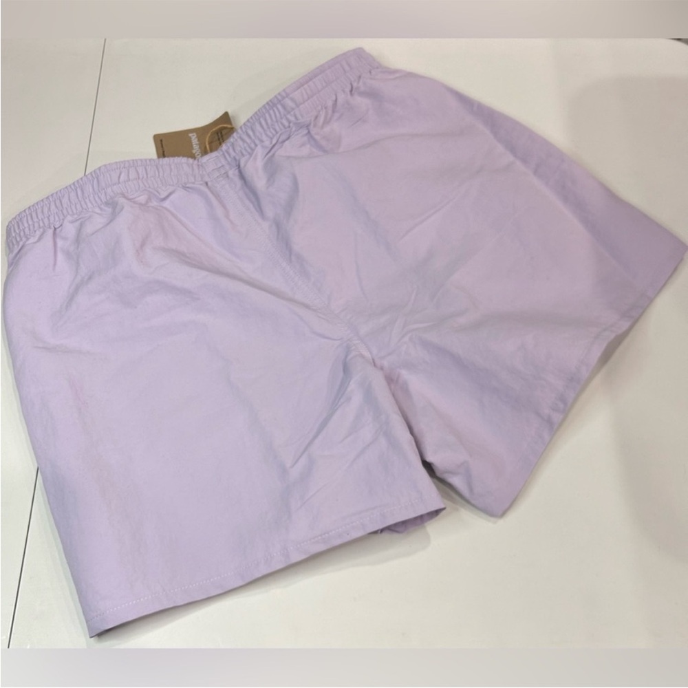 Patagonia Women's Size Medium 5” Baggies Shorts Foxglove Purple Lavender NWT - Picture 3 of 7